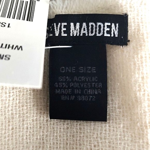 Steve Madden, scarf white/ivory, 1SFM - Picture 7 of 7